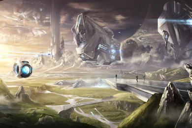 Free Halo Backgrounds