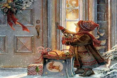 Crazy Frankenstein   Christmas Scenes Wallpapers