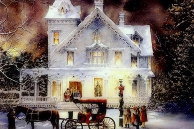 Old Fashioned Christmas Wallpapers