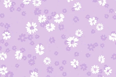 Floral Toss Lilac & White Wallpapers @ Wall Decals @ The Home ...