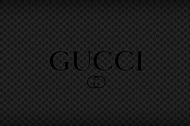 Black Gucci Brand Logo Wallpapers
