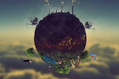 Earth Pollution AMAZING Wallpapers Tutorial [Photomanipulation ...