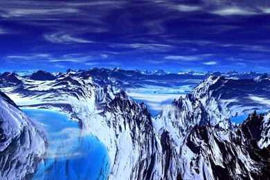 Blue Mountain Wallpapers For Widescreen Desktop PC 1920x1080 Full HD