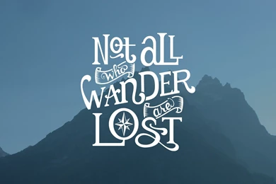 Simple, Simple Background, Blue, Mountain, Quote, J. R. R. Tolkien ...