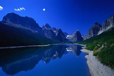 Blue Dark MOUNTAIN RIVER – Nature Rivers HD Desktop Wallpapers