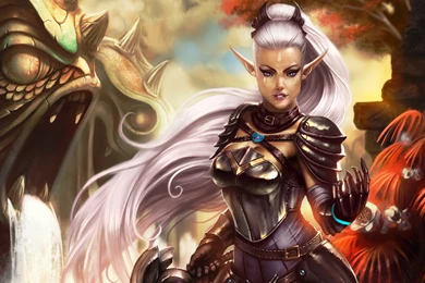 Fantasy Art Artwork Girl Girls Women Woman Female Elf Elves ...