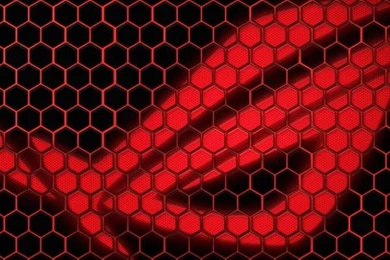 Red Asus Rog Hexagon Wallpapers