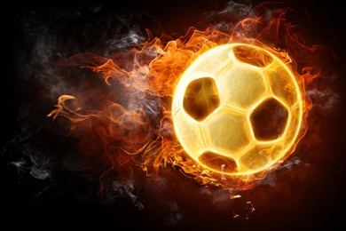 ORANGE FOOTBALL FIRE HD DESKTOP BACKGROUND WALLPAPER (1080p)   HD ...