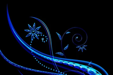 Download Wallpapers 2560x1024 Patterns, Blue, Black Backgrounds Dual ...