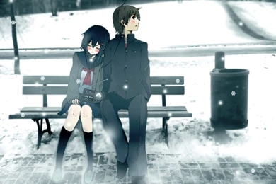 Animated Winter Love Couple Images Beautiful Romantic Cartoon ...