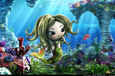 Mermaid Water Traps 3D Animation HD Wallpapers Wallpapers   (