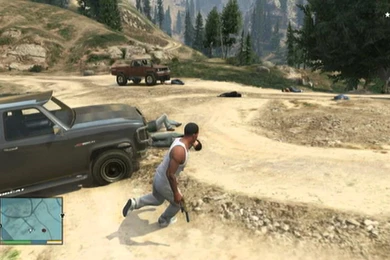 GTA 5: Easter Egg Desert Shootout (No Country For Old Men) + ...