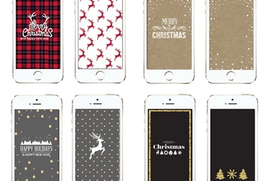 FREE! Chic Holiday Wallpapers
