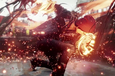 InFAMOUS: Second Son Dark Vector Wallpapers