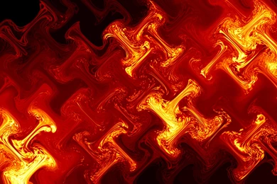 Abstract Red Fire Glass Wallpapers