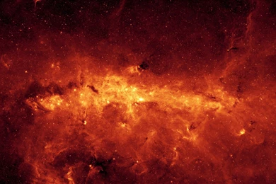 Wallpaper: Milky Way, Stars, Fire, Cosmos, Astronomy Wallpapers