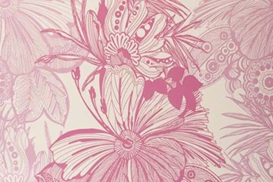 Clarke Clarke Hula Wallpapers   Fuchsia W0025 01