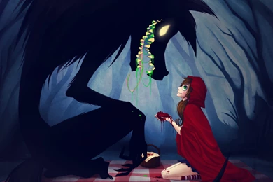 Little Red Riding Hood And The Wolf Wallpapers And Images ...