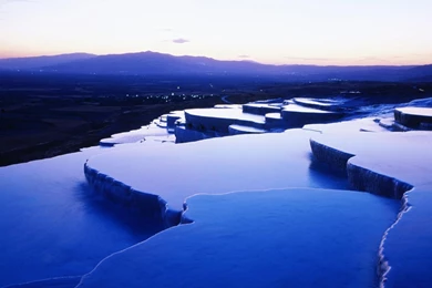 Turkey Asia Pamukkale Thermal Wallpapers