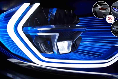 2015 BMW M4 Iconic Lights Concept OLED   Headlight