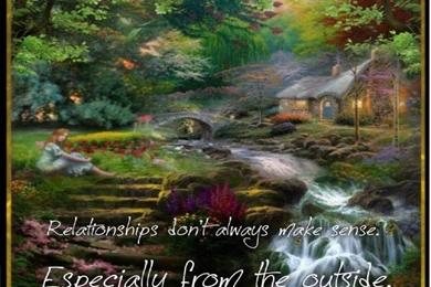 Beaches: Love Quotes Nature Thomas Kinkade Desktop Wallpapers For ...