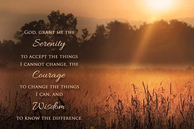 Life Quote   Serenity Prayer   Image