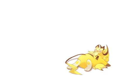 Pichu Pokemon Raichu Simple Backgrounds Wallpapers   (