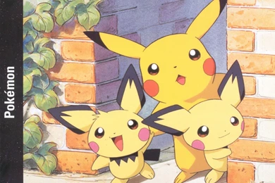 Pichu Pikachu Pokemon Wallpapers   (