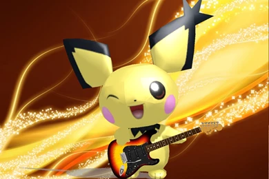 Pichu Playing Guitar By Miyako miku On DeviantArt