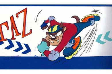 Kids Cartoon TAZ Wallpapers Border