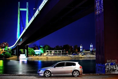 Silver Alfa Romeo 147 By Markoni147 Side View Desktop Wallpapers ...