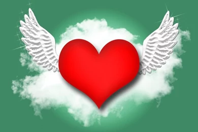 Heart Wallpapers Love With Wings