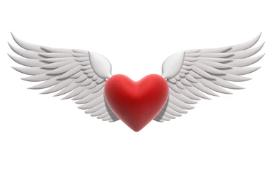 About Kim Kardashian: Pics Of Hearts With Wings