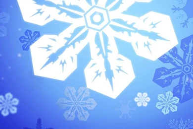 Blue Snowflake Iphone 6 Plus Wallpapers