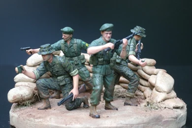 Green Berets In Vietnam" & "Charlie On The Left!" FineScale ...