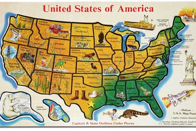 Usa Map Puzzle