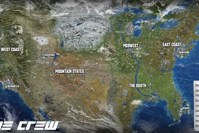 The Crew   USA Map Computer Wallpapers, Desktop Backgrounds ...