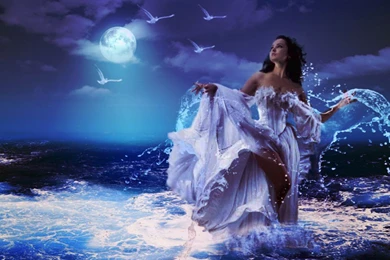 Dreamy Fantasy Angels Forest Wallpapers