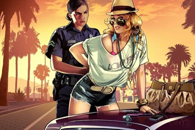 Download GTA 5 Bentley Arrest Wallpapers For Google Nexus S