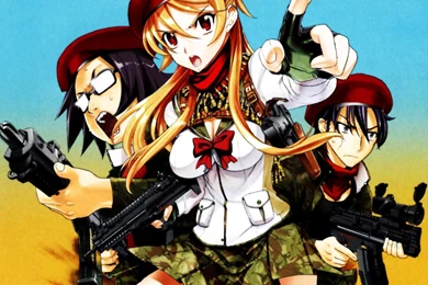 Highschool Of The Dead Hirano Kouta Komuro Takashi Miyamoto Rei ...