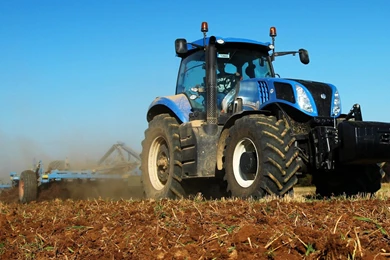 New Holland T8.390 + Lemken Karat 9/600 KUA   YouTube