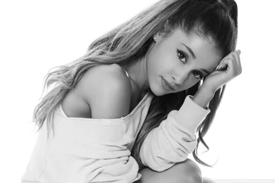 Ariana Grande Black And White HD Desktop Wallpapers : High ...