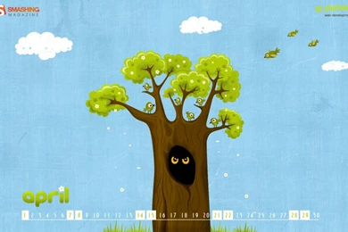 Smashing Magazine 2012年4月精美壁纸分享  资源&技巧  锐想Magento
