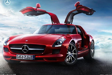 Wallpapers Mercedes Sls Amg Benz Red Tube Xpx Aussie Surf ...