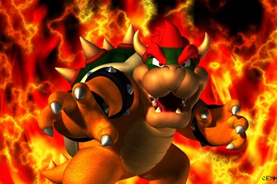Image   Bowser wallpaper by master.jpg   Villains Wiki   Wikia