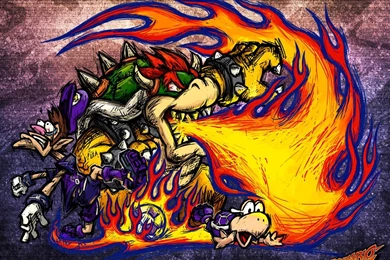Wallpapers Bowser Super Mario Strikers Nintendo 1280x1024 ...