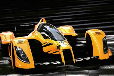 Formula 1 Orange Car HD Desktop Wallpapers : Widescreen : High ...