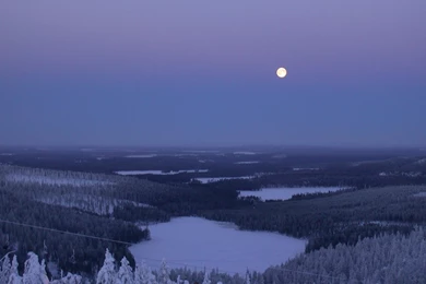 Finland Wallpaper: Rukatunturi View   Bilderbook