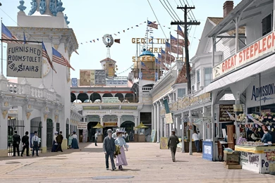 Steeplechase Park (Colorized): 1903