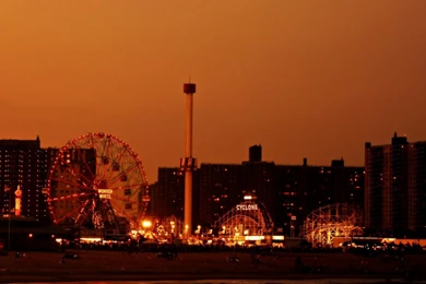 Brooklyn Coney Island New York City Usa Beaches Wallpapers